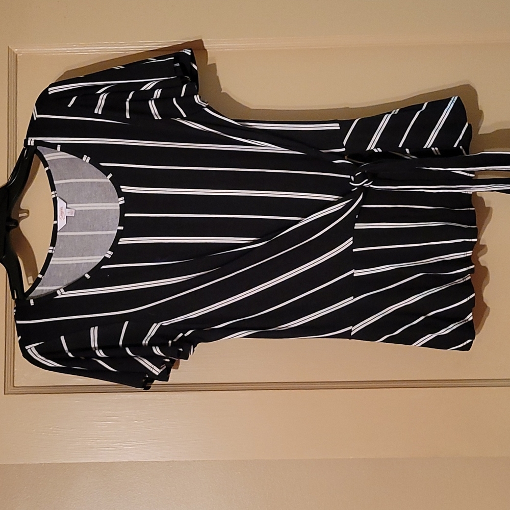 Candies pullover top with built in waist tie